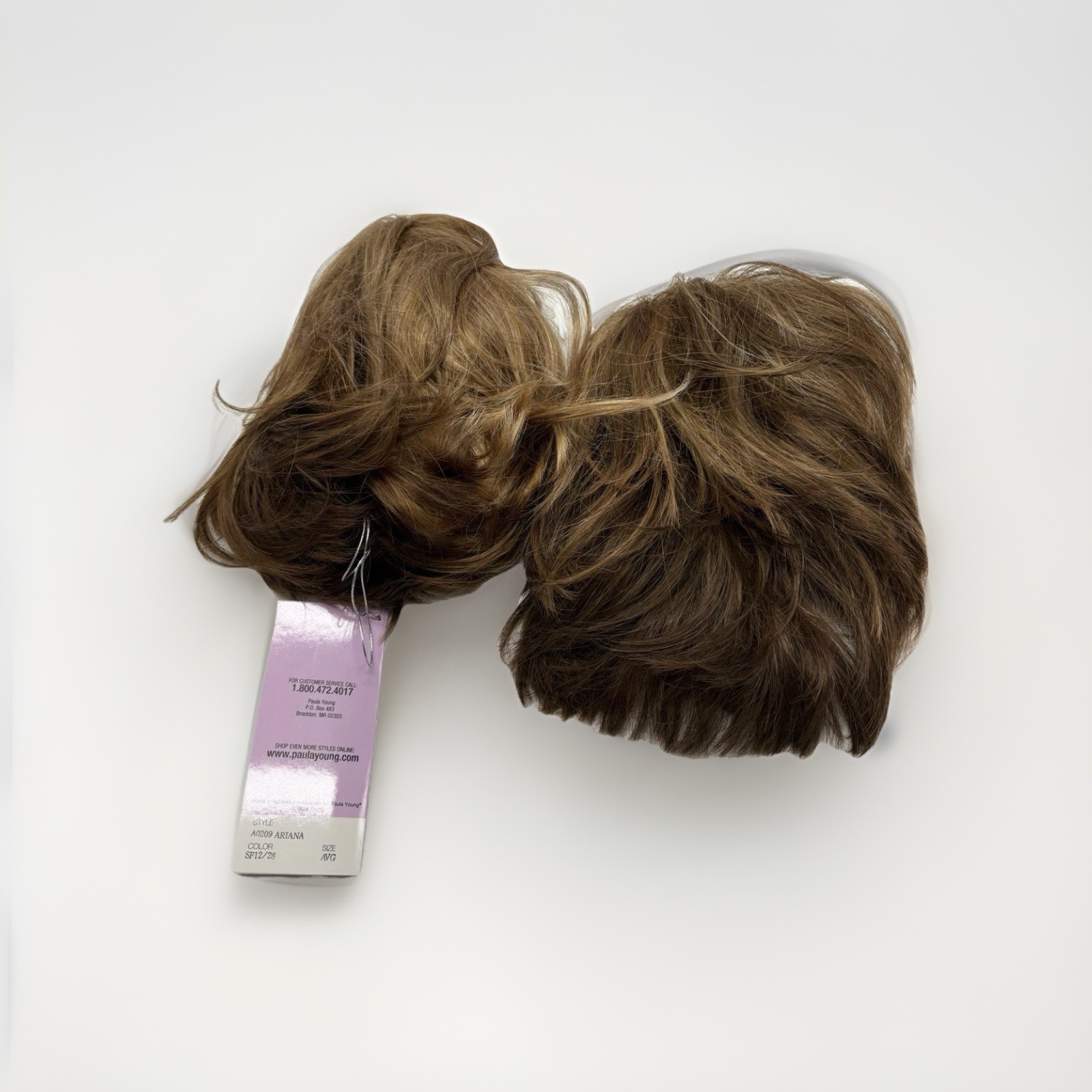 Paula Young Womens Wigs X 2. One NWT A0209 Ariana Color SF12/28. 2 Slightly Dark