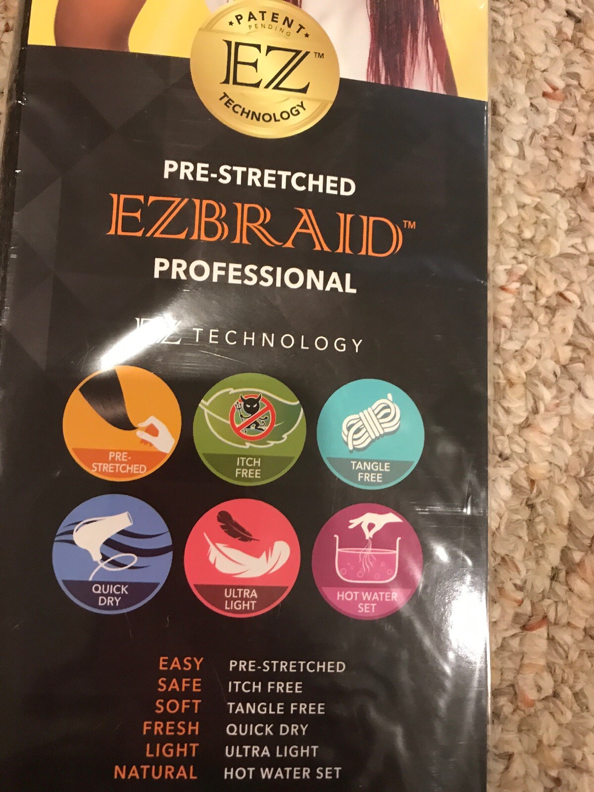 EZBRAID I&I Hair 100% Spectra Pre-Stretched 20” Color 4 Medium Brown Lot Of 7.