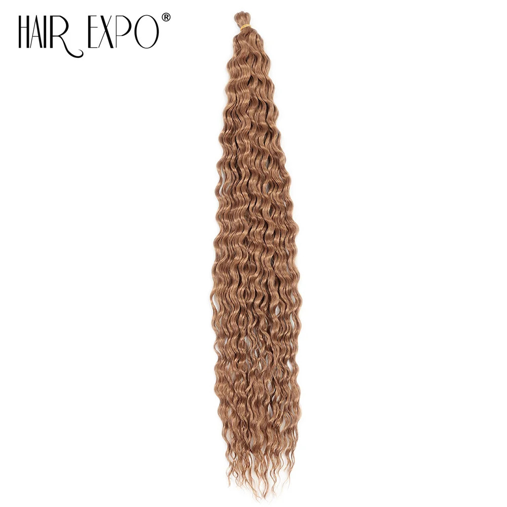 30 Inch Soft Synthetic Ariel Curl Deep Wave Twist Crochet Braids Hair Extensions