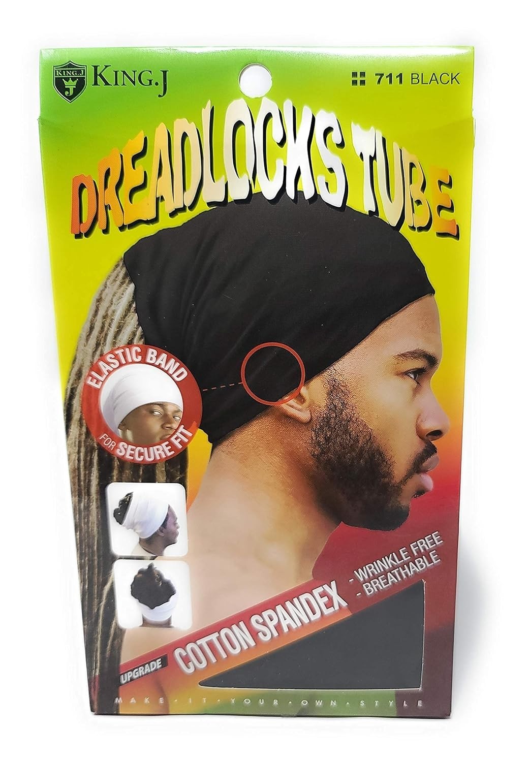 Multi-Functional Dreadlocks Tube – Unisex Cotton Spandex for Sports and Style