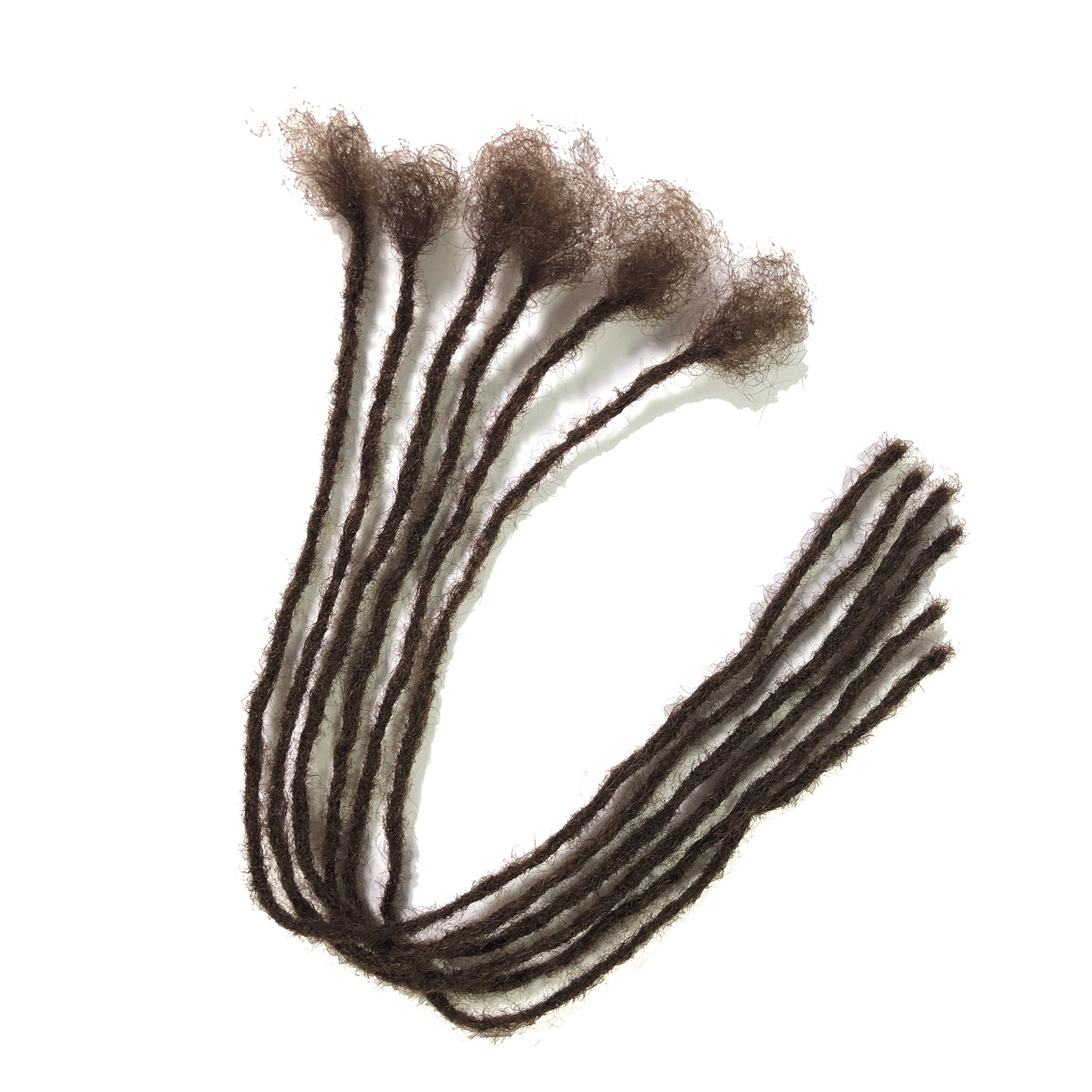 Human Hair Micro Locs Extensions 0.2cm Thin Dreadlocks Sister Locs Dreads 8-24″