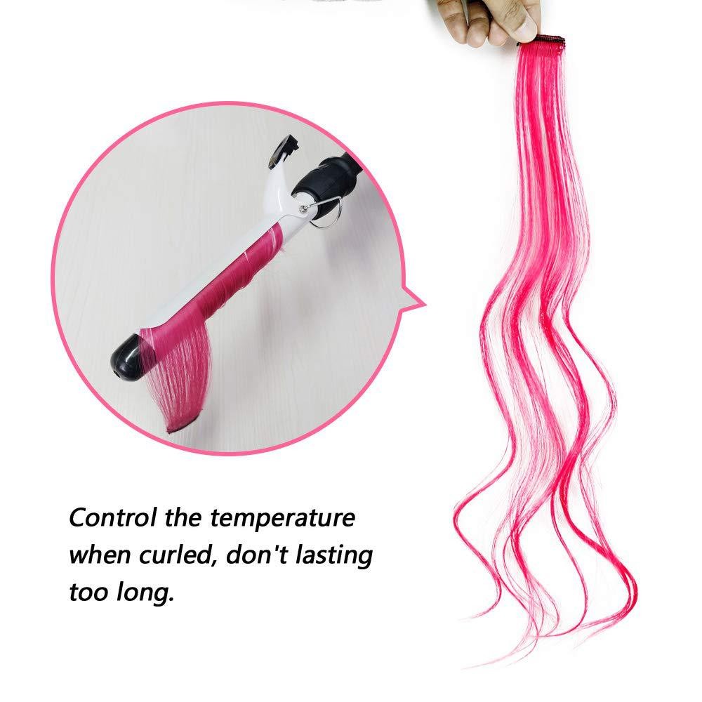 13 Pcs Colored Party Clip in Hair Extensions 55cm Straight9867