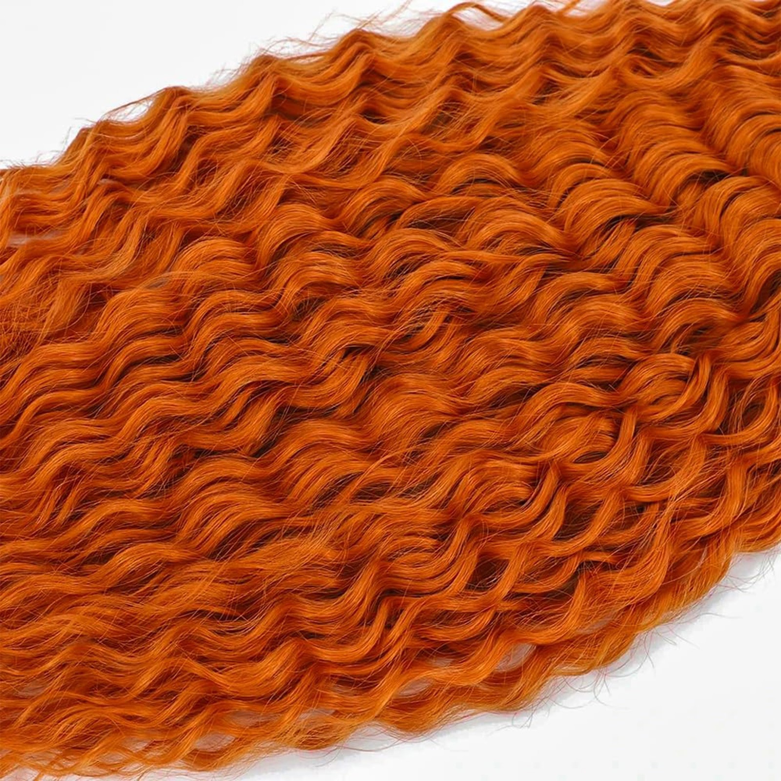 Ginger Bundles Human Hair Deep Wave Bundles 28 30 32 Inch Bokieoie Orange