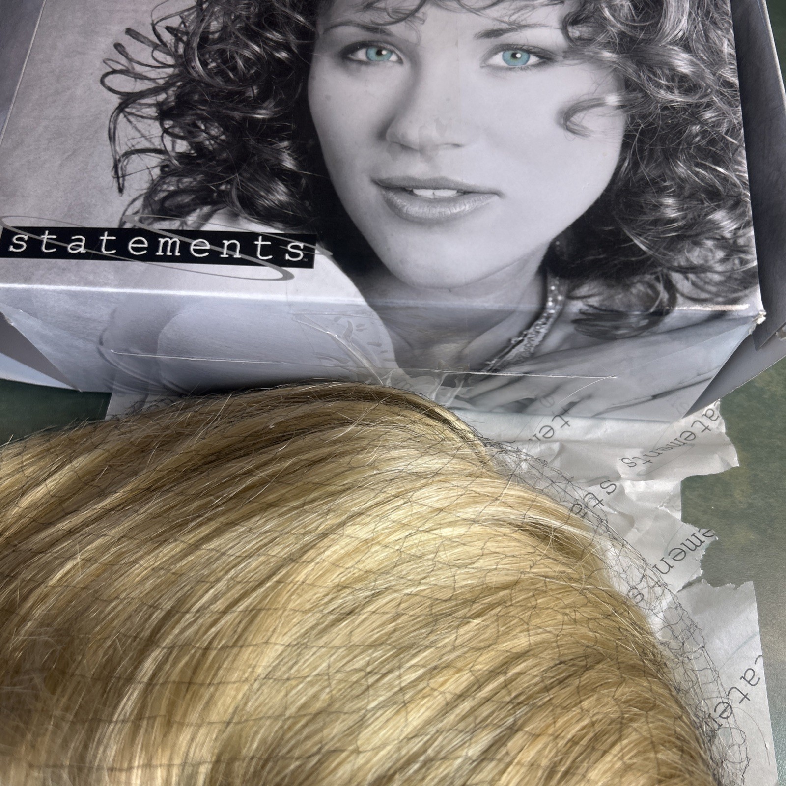 Statements Exhilarating Wig 26-613AT Blonde Bangs Average Sz TWC As Is Read