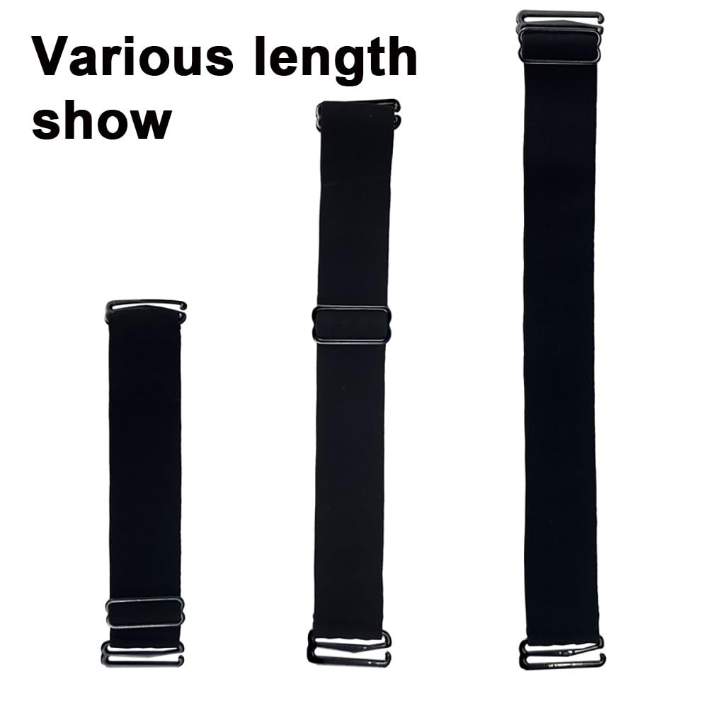 2 PCS Adjustable Elastic Band for Wigs Removable Band Nonslip Strap Black Ela…