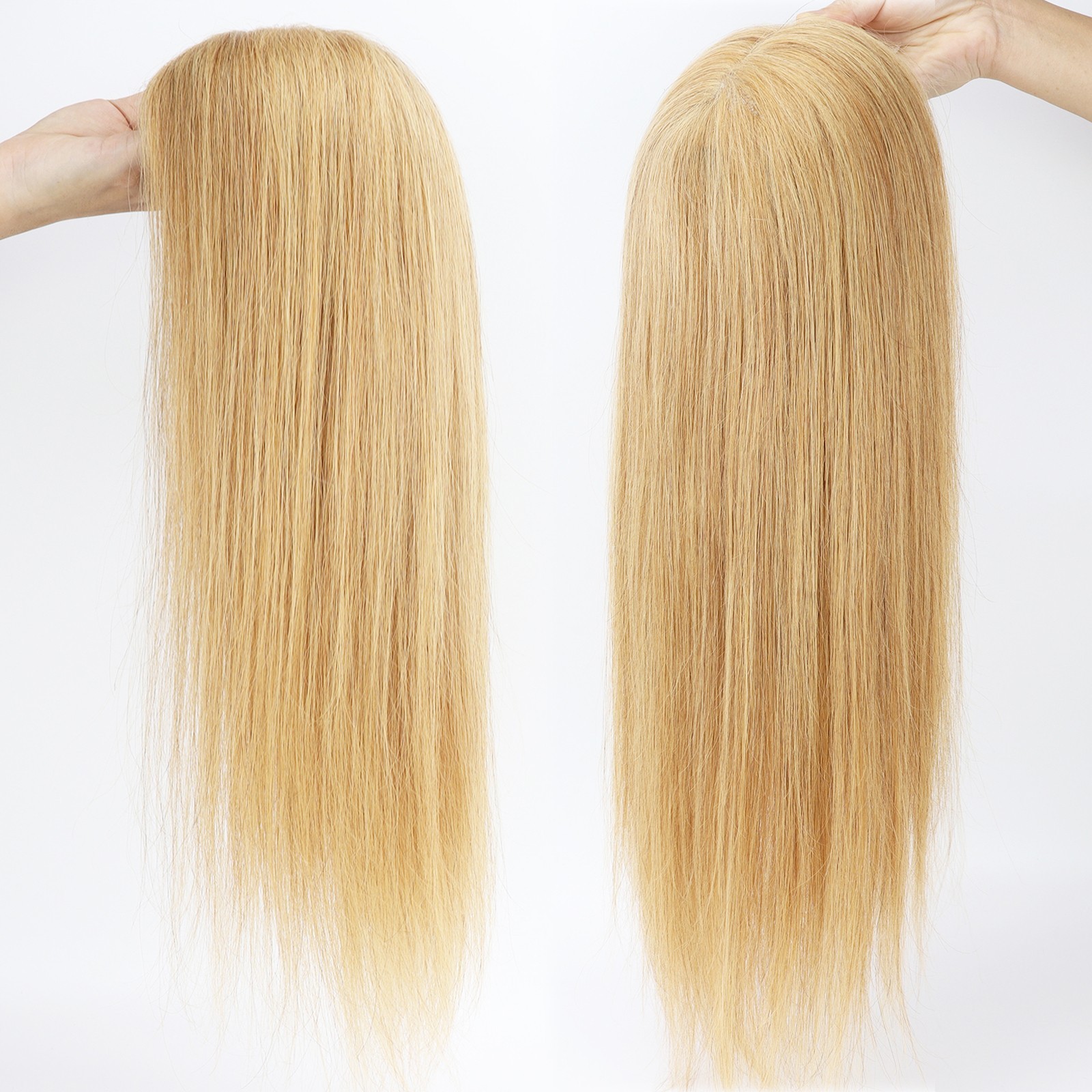 Lace Closure Topper #27 Honey Blonde Real Remy European Human Hair For Woman