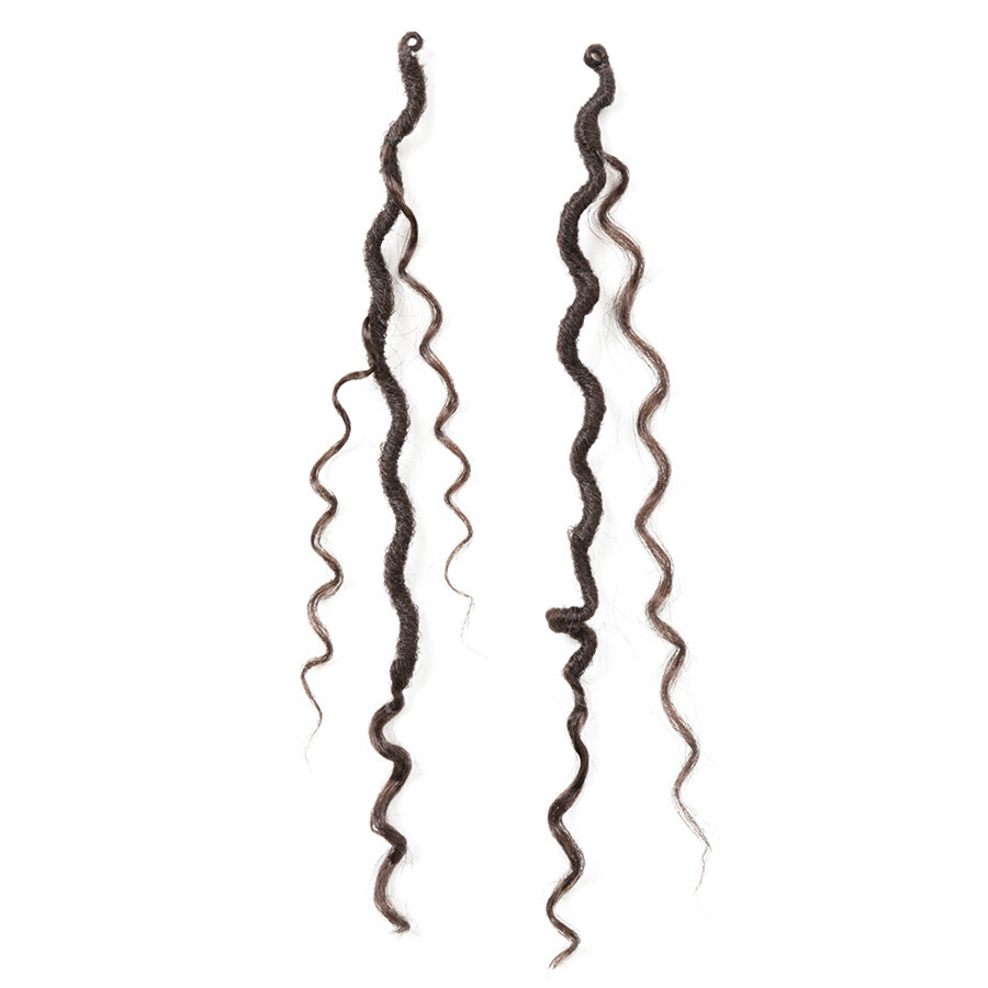 14″-26″ Goddess Faux Locs Crochet Hair River Locs Curly Braiding Hair Extensions