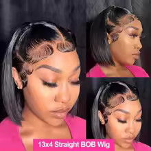 16inch 13×4 HD Lace Frontal Straight Human Hair Wig 250% density