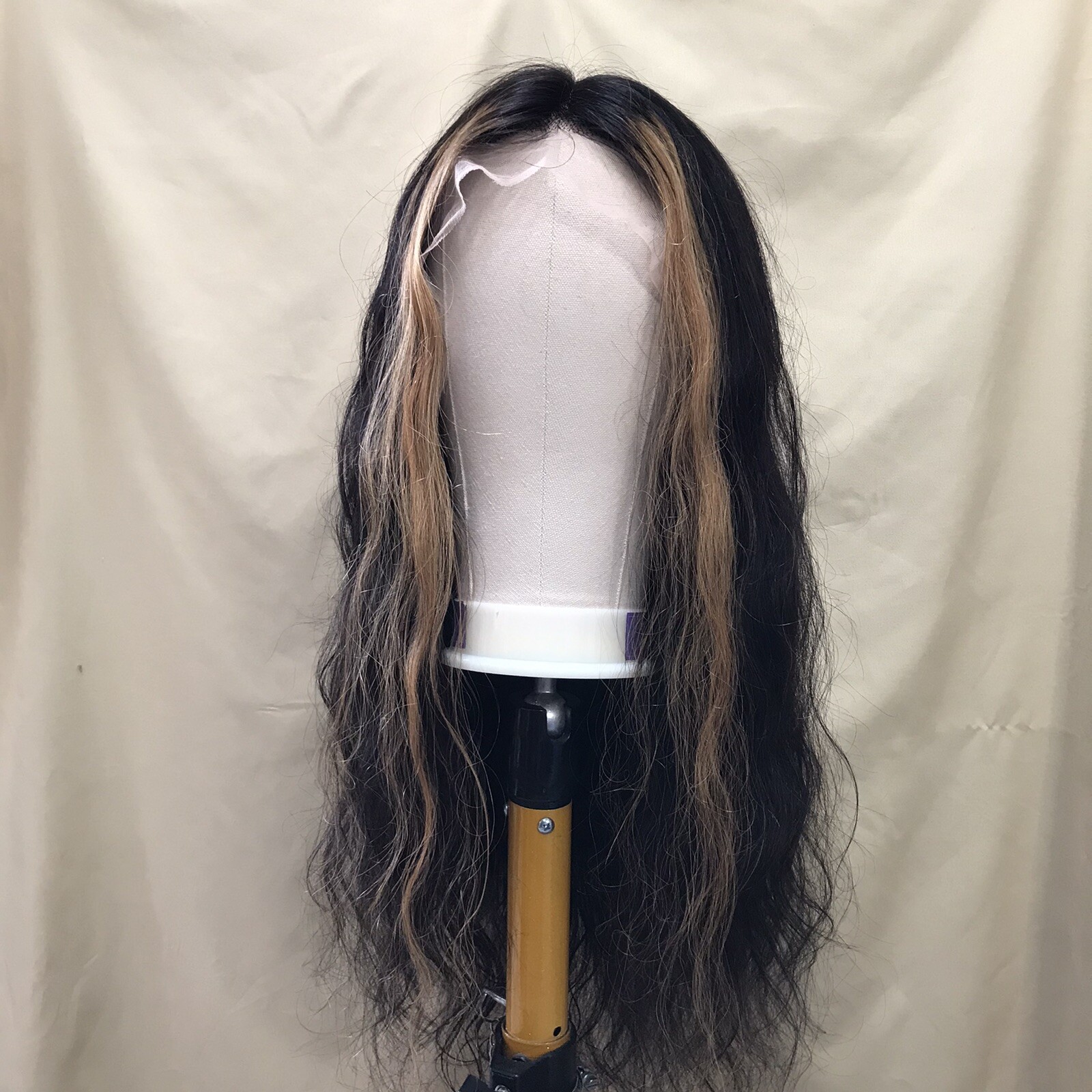 24Inch 1/27 Golden Brown T13x6 Lace Front Human Hair Wig Bodywave Brazilian Remy