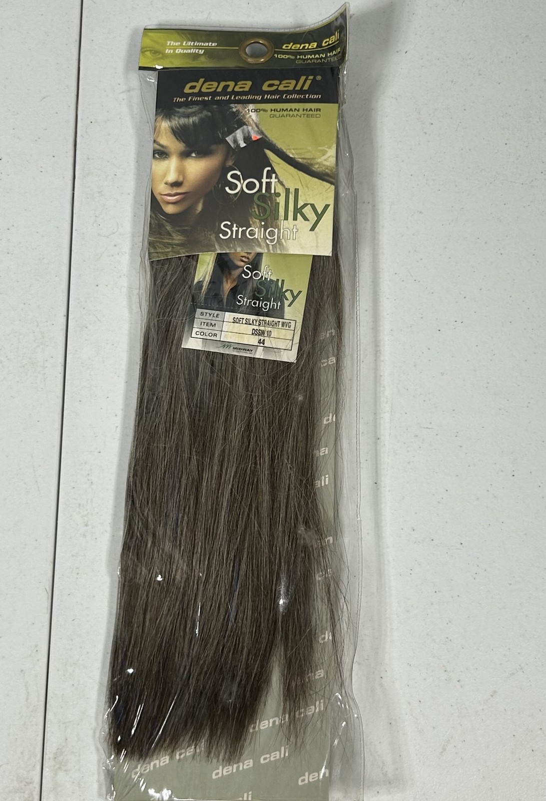 Dena Cali Soft Silky Straight 100% Human Hair Weave Extension Color 44 – 10 Inch