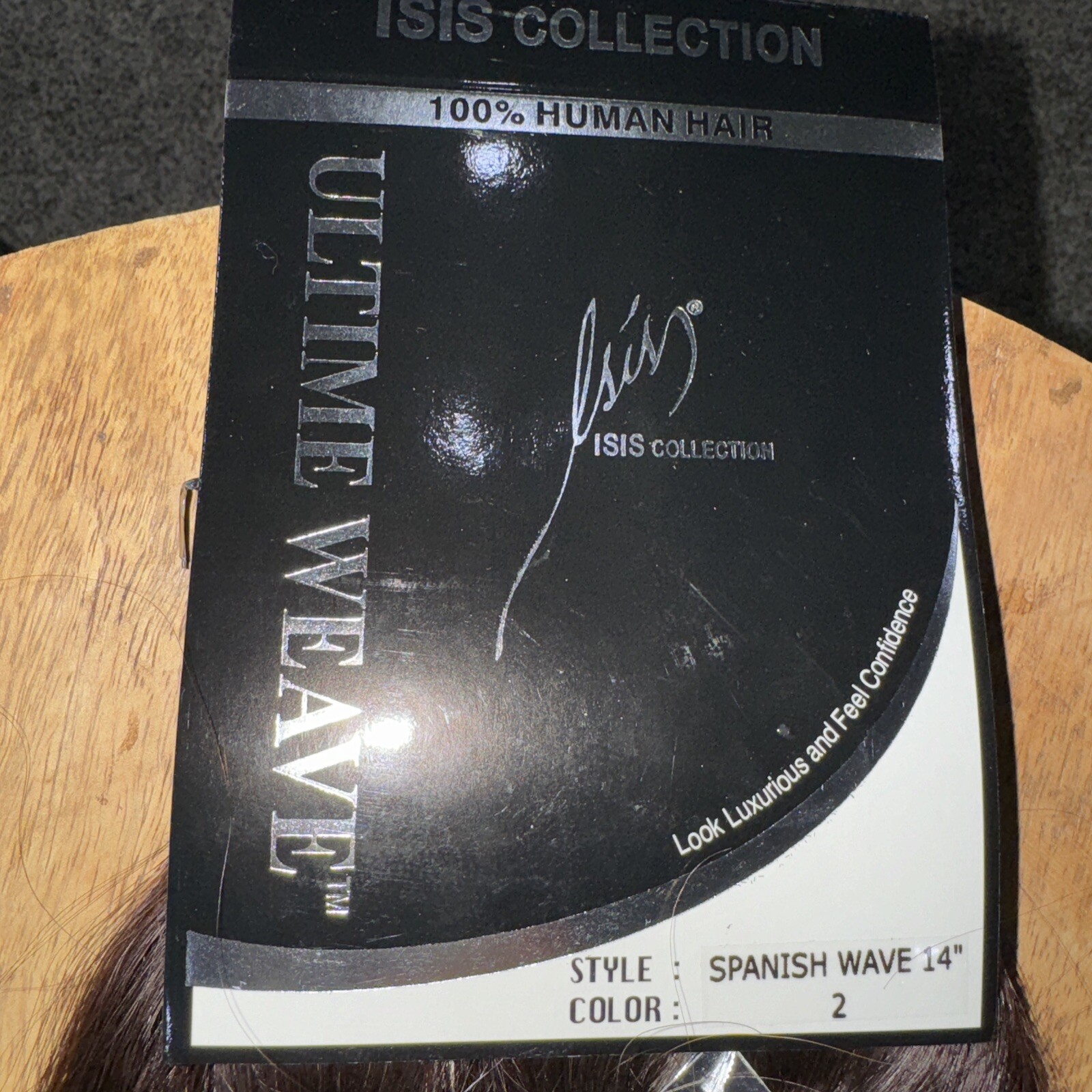Ultimate Weave Isis HH Remi Hair Tangle Free Spanish Wave 14” Color 2 Dbl Pk