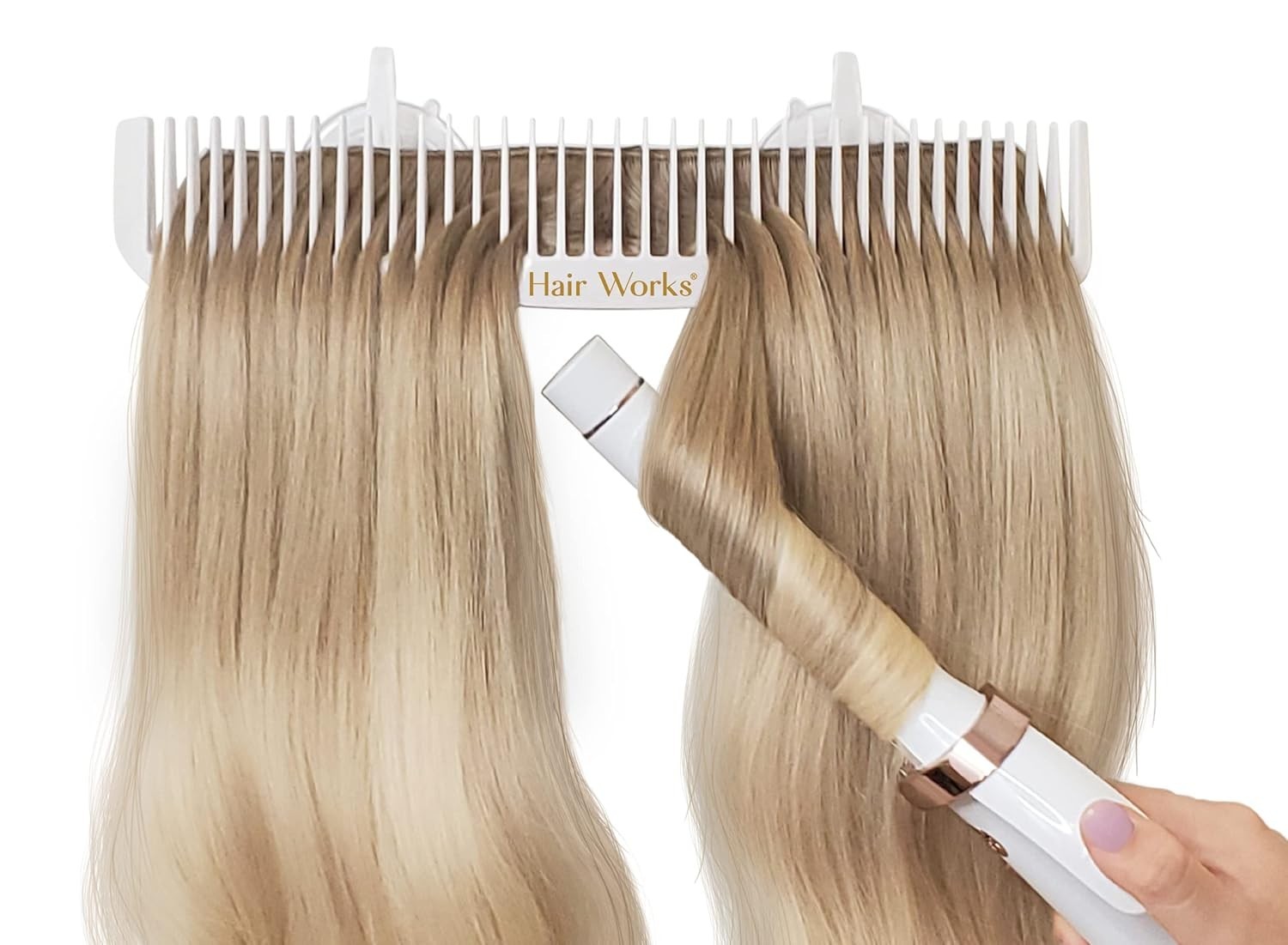 Hair Extension Holder ULTRA Wide Weft Stand for Halos Hand Tied Beaded Wets Full