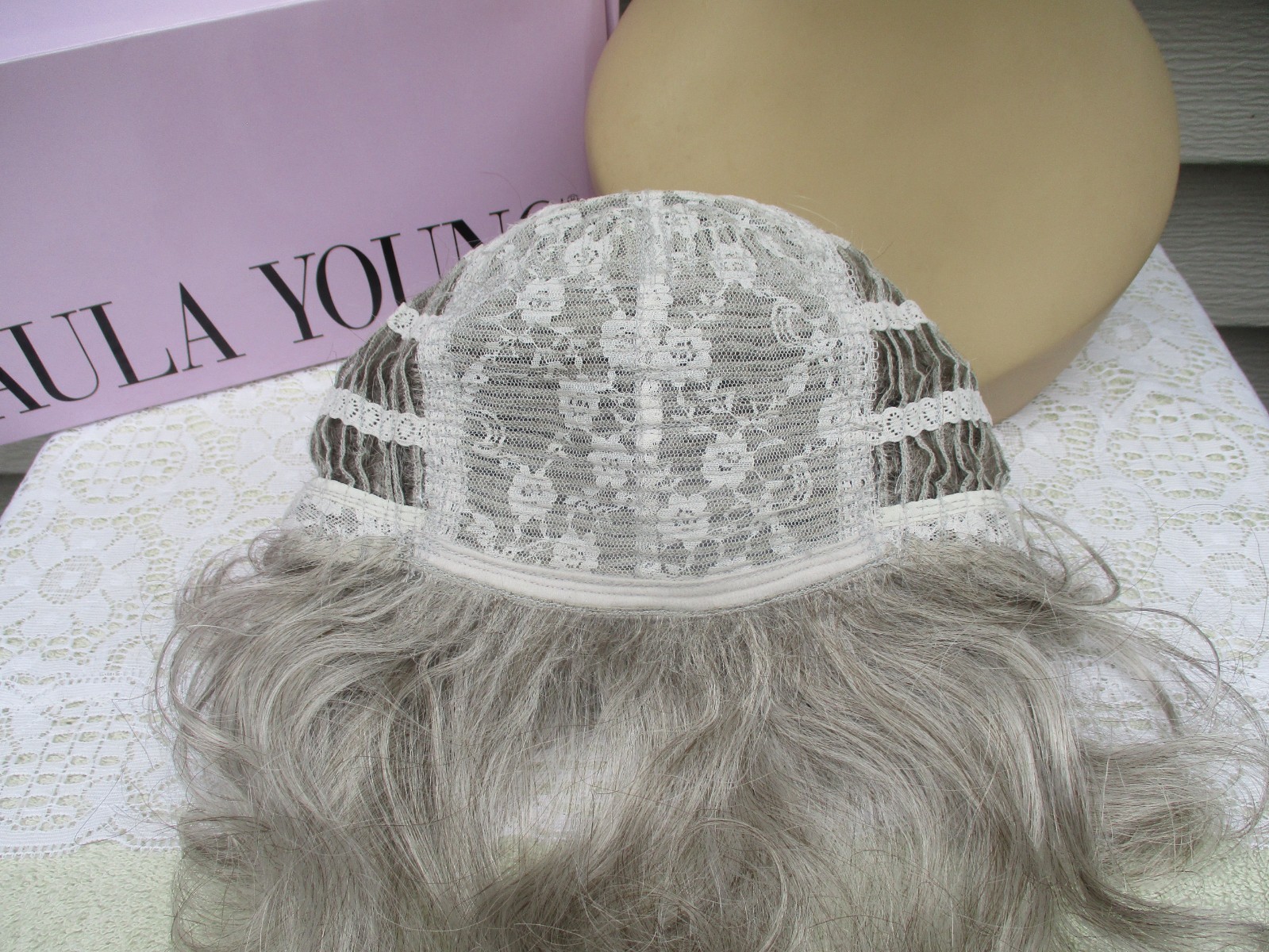 Paula Young Wig MERYL Color #56 SILVER Gray Mid Length Style PLEASE READ