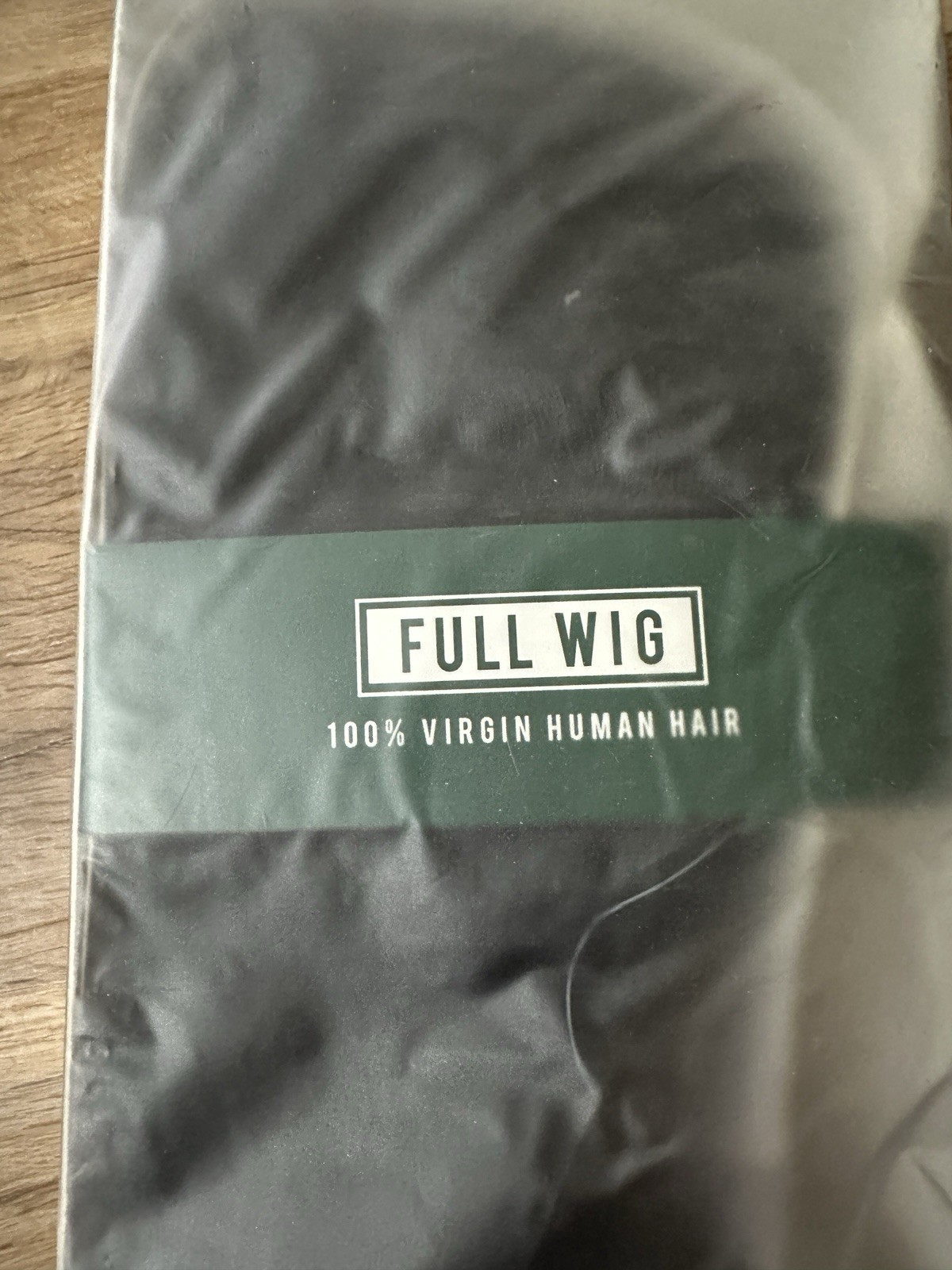 Sensationnel 100% Virgin Human Hair Full Wig 10A Ocean Wave 12 Inch Nat Black