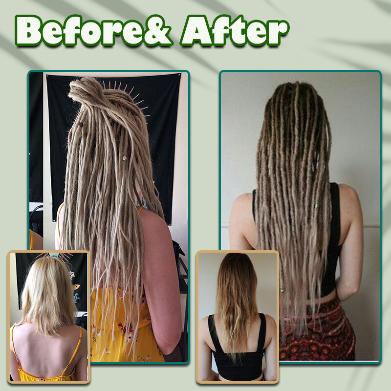 6″-24” Real Human Hair Dreadlocks Extensions Crochet Braiding Hair Dreads Locs