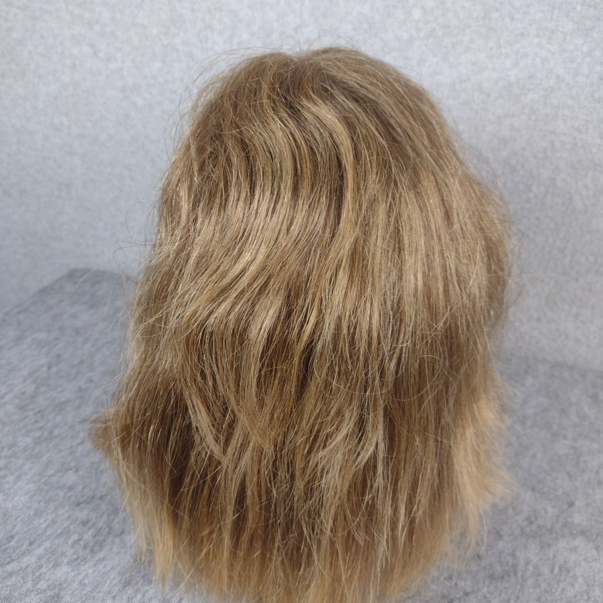 Woman’s Blonde Wig Georgie Human Hair Blend Wig Auburn Wavy GIA # 500