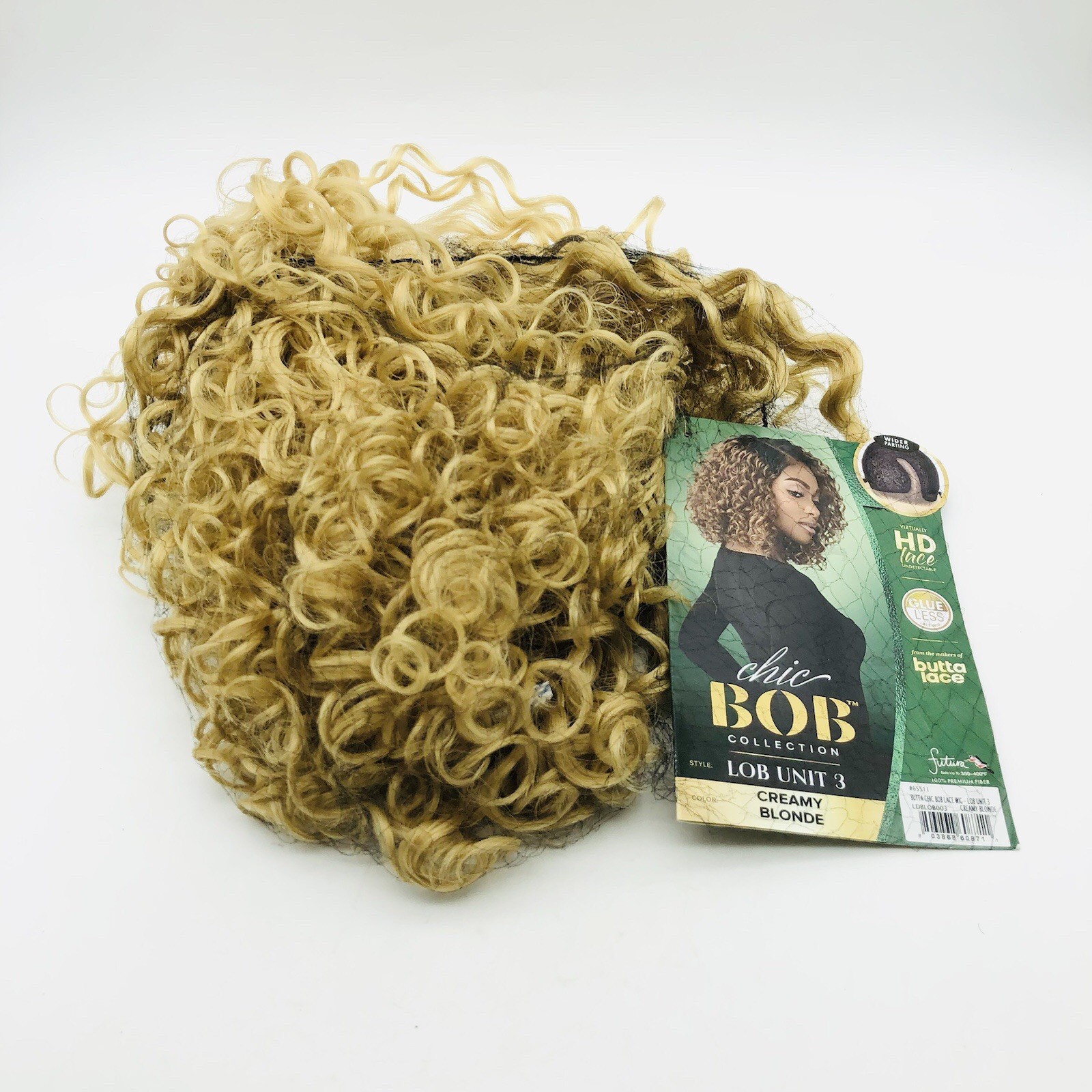 Sensationnel Chic Bob Synthetic Lace Wig – Lob Unit 3 (CREAMYBLONDE)