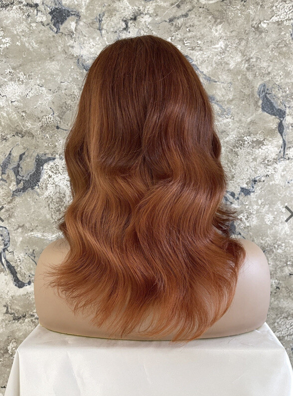 Human Hair Lace Front Wig (w/ bleached knots)