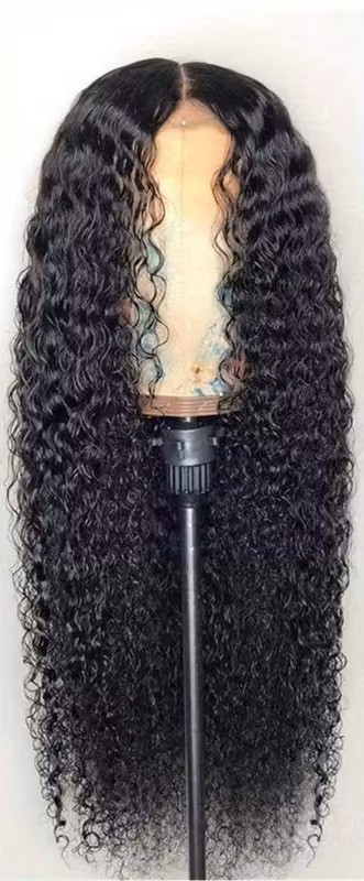 Deep Wave Wigs 200% Density Lace Front Wigs Human Hair 4X4/ 22″