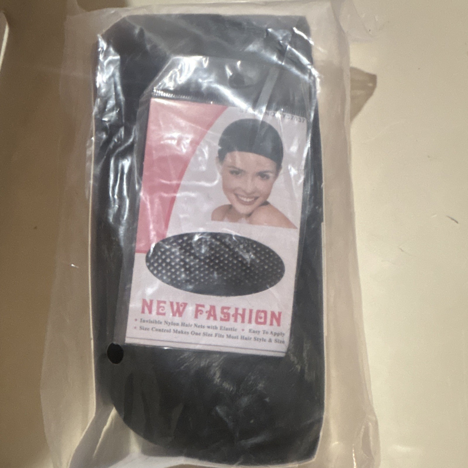 New Fashion Black Nylon Wig Cap, One Size, Hairpiece/Wig (Packaged)