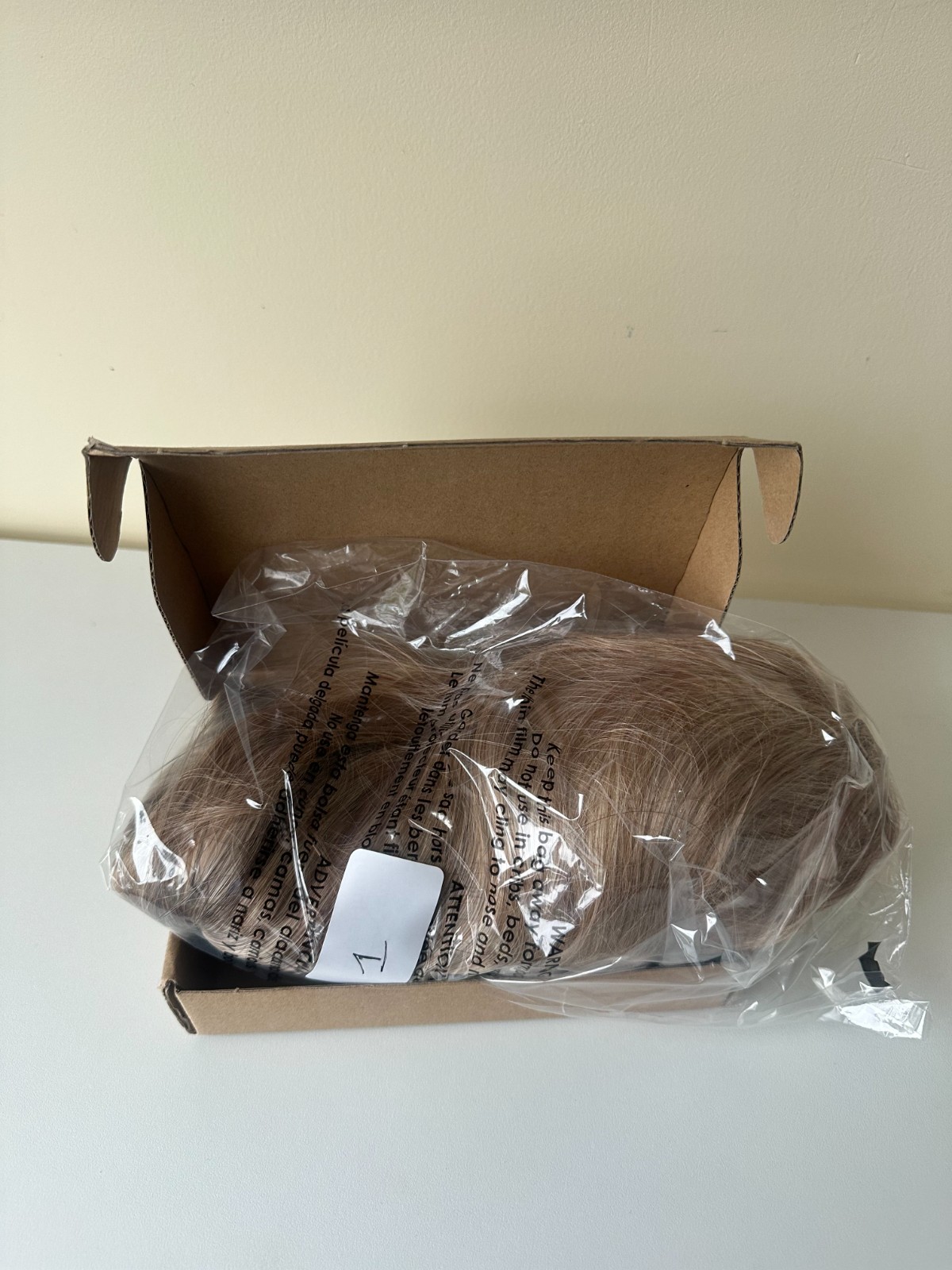 Hair Extension Women’s Brown Clip-In Washable Straight Synthetic Fashion SZ N226