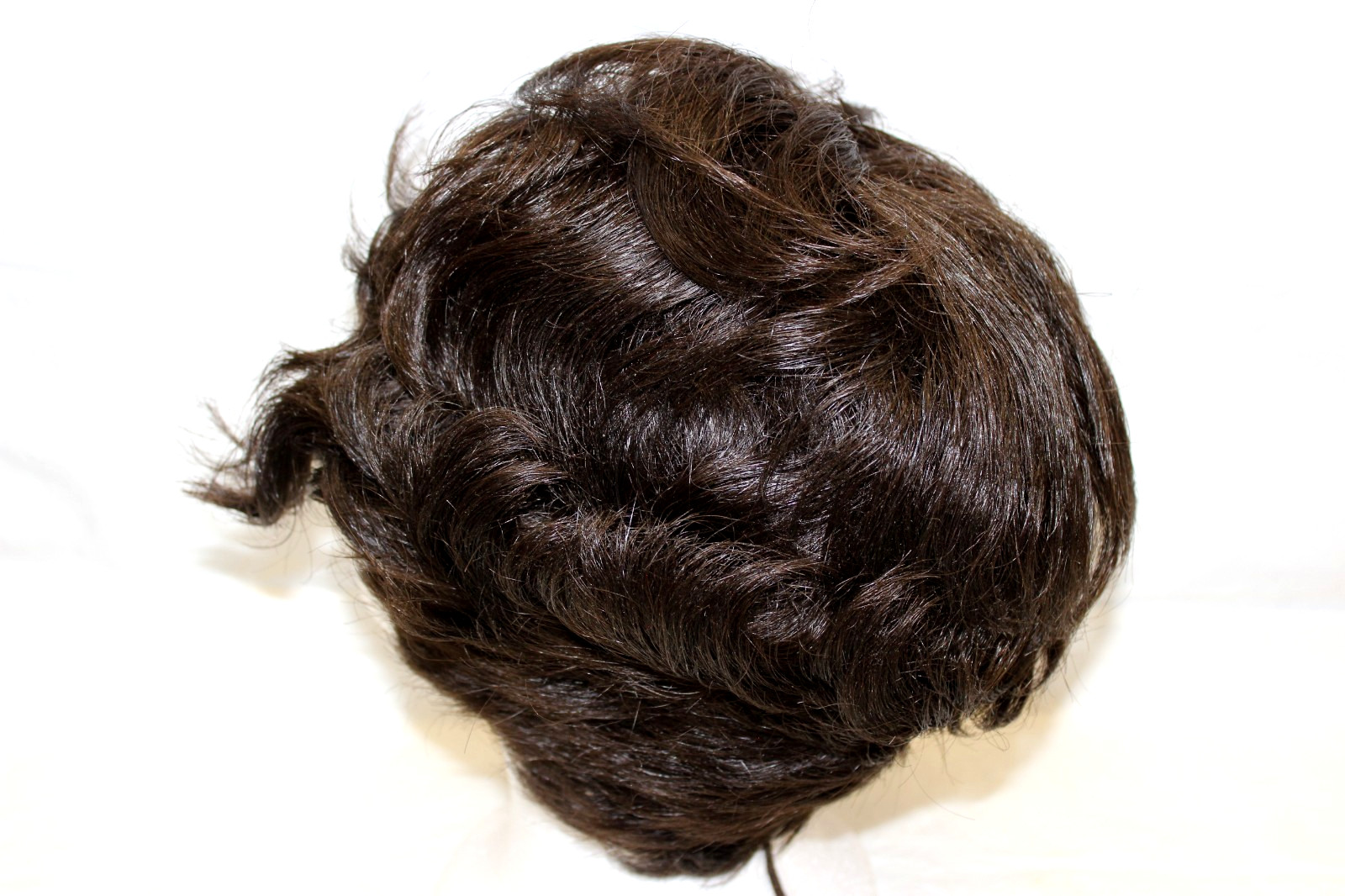 VINTAGE MIRELLE CO SAN FRANCISCO SHORT CUT WIG BROWN BRUNETTE COSPLAY HAIRPIECE
