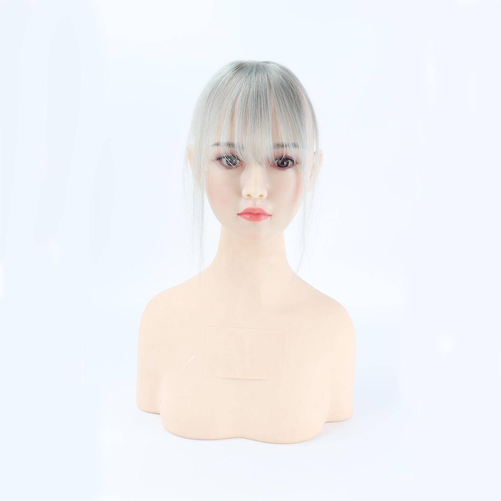 Short Hair Toppers For Women Natural Human Hair Extensions Mono Base Toupe
