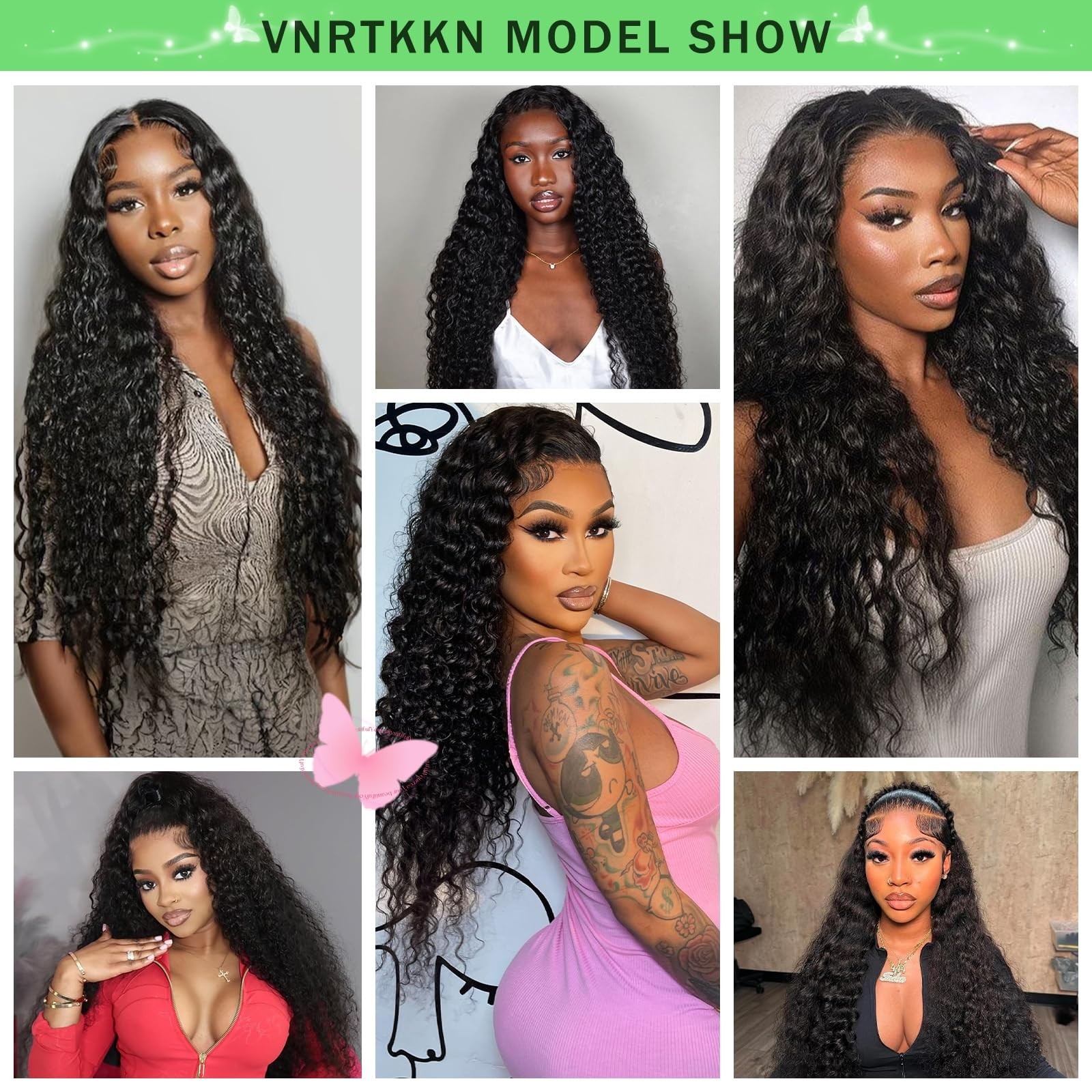30″ 13×6 HD Lace Front Wig – 200 Density Deep Wave Human Hair, Glueless, Pre-Plu