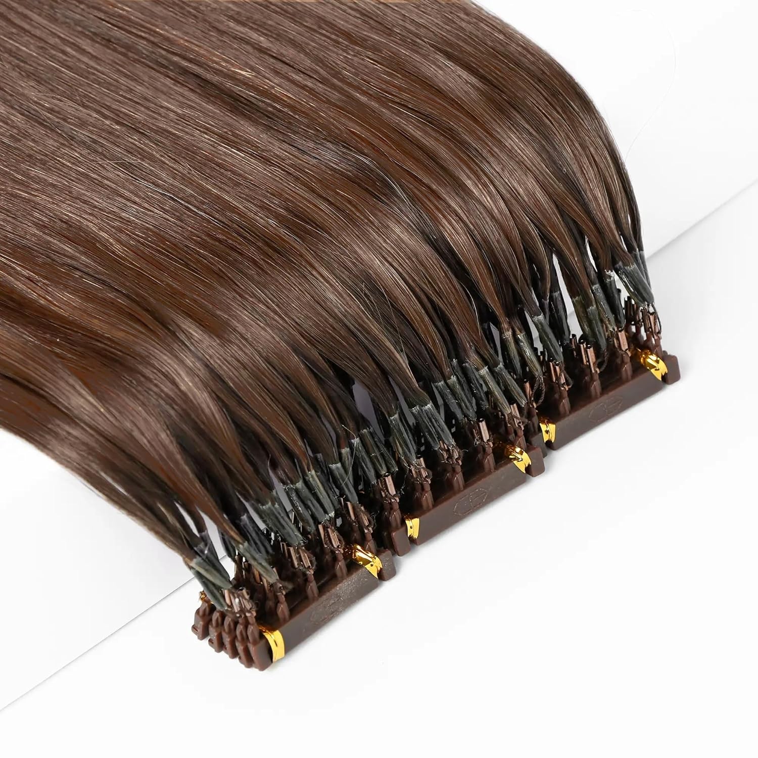 6D Human Hair Extensions – 10pcs/pack Fast Full Head, Can Perm & Dye, No-Trace,
