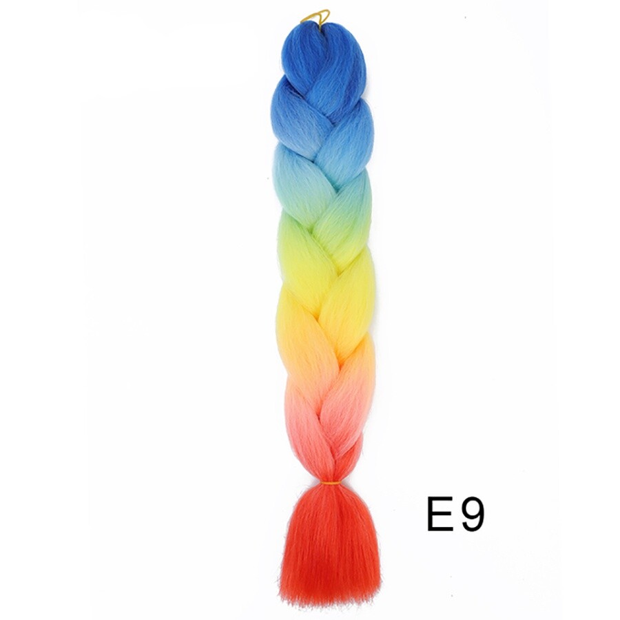 1 Pack 100g 24Inch Synthetic Hair Braids Hair Crochet Braiding Hair Extensions