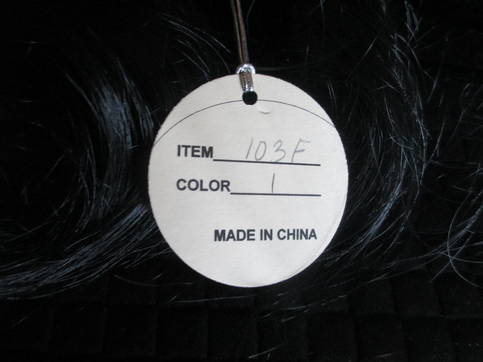Long wig black color 1 soft curls skin part center easy to style heat safe New
