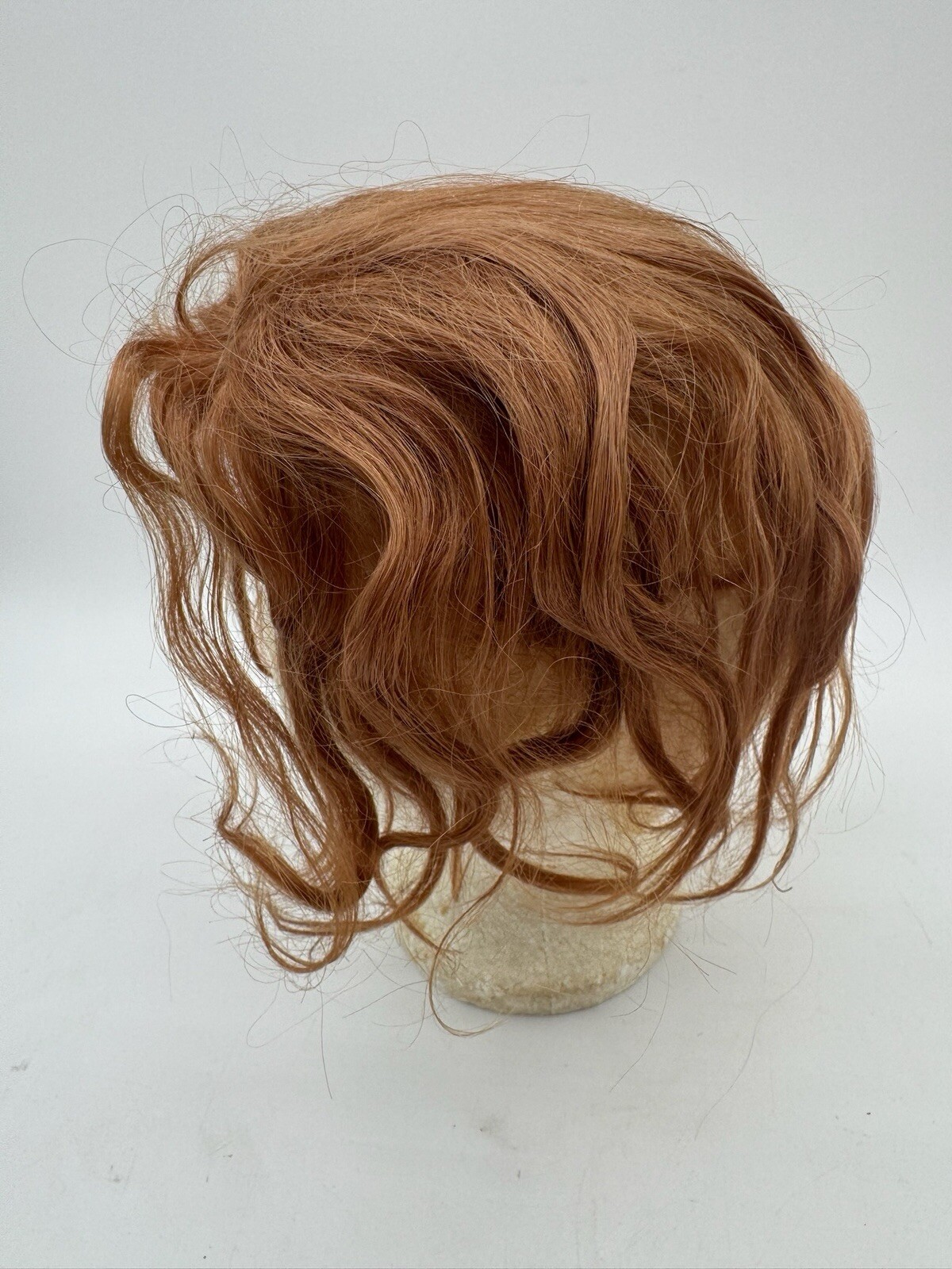 VTG 100% Human Hair 12″ Women’s Pre-Styled Brown-ish Wiglet Beauty Korea w/Case