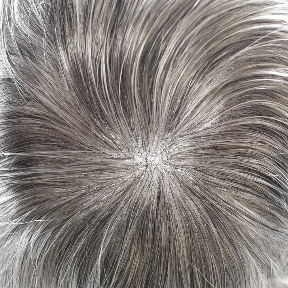 Swiss Lace Hair Replacement System For Man Swiss Lace Men Toupee hairpiece US