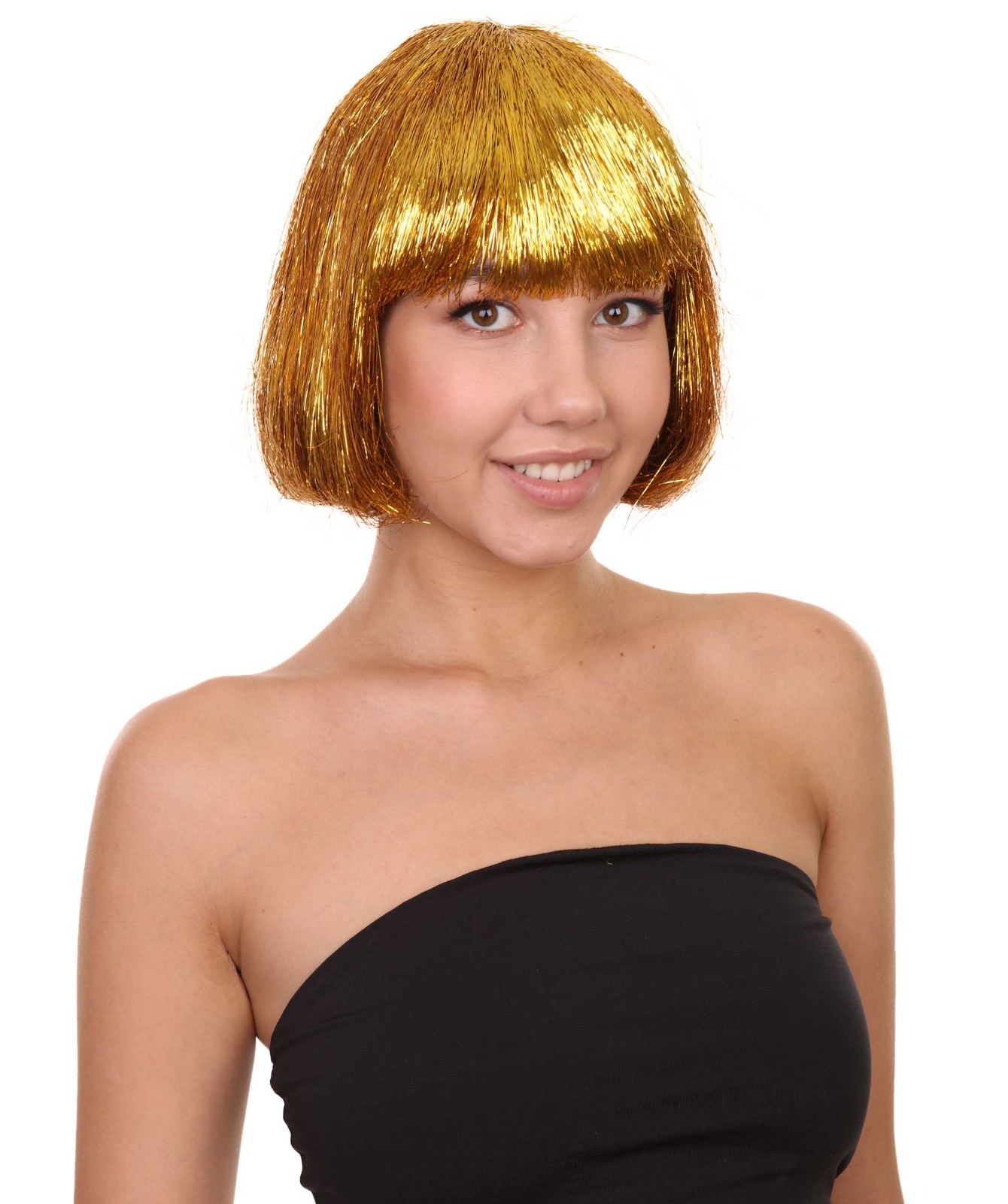 Adult Women Tinsel Bob Wig Collection