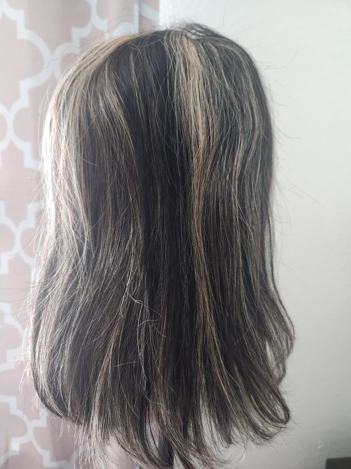 Jesse’s Wig Dark With Light Highlights