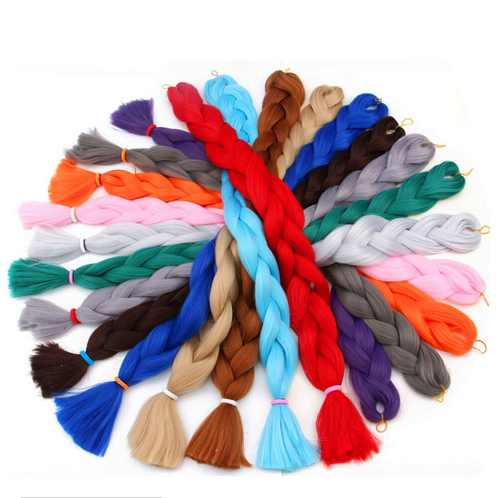 82” Synthetic Kanekalon Jumbo Braids African Box Twist Braiding Hair Extensions