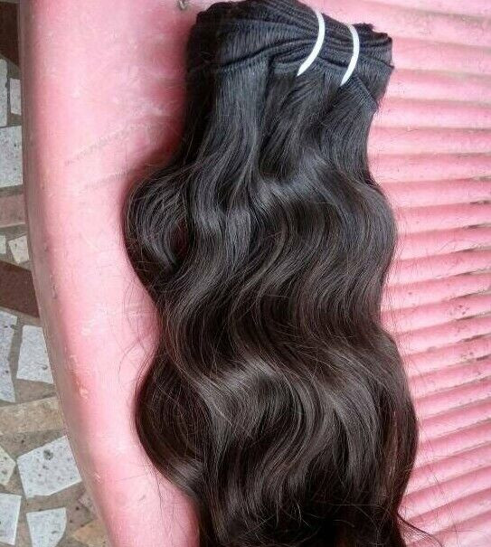 Human Hair Weave Unprocessed Virgin Remy Sew in Hair Bundles 18 Inch 100g