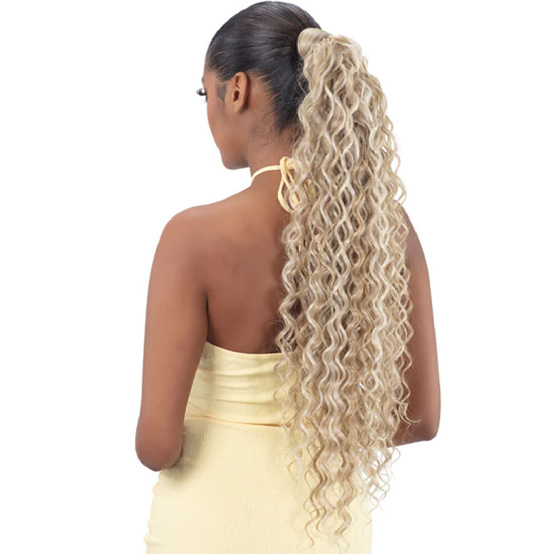 Shake N Go Organique Pony Pro Secret Pocket Ponytail – Spanish Curl 26″