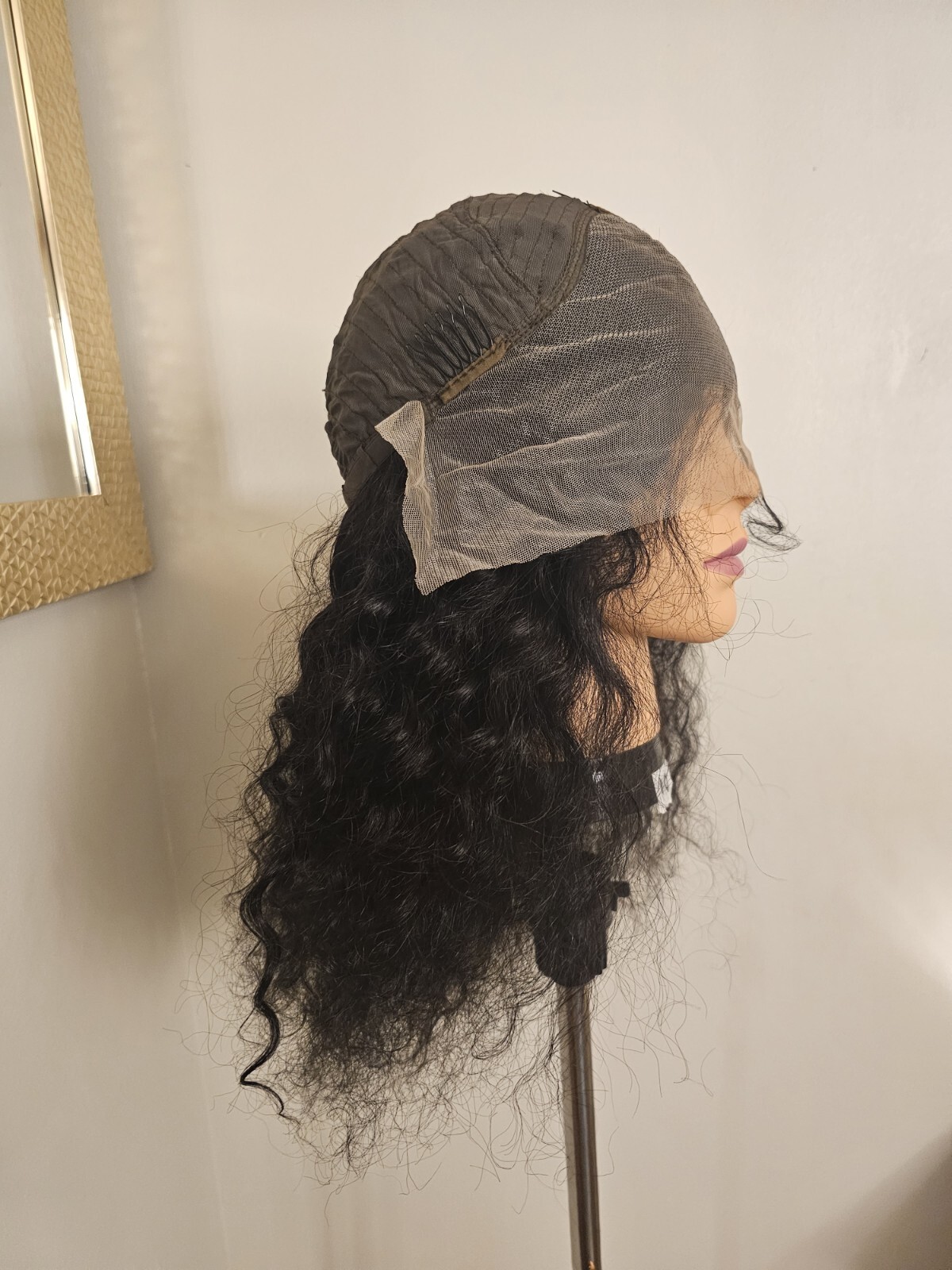 High Quality regular Top 20 to 22″ straight 100% Virgin Human Hair Lace Wig