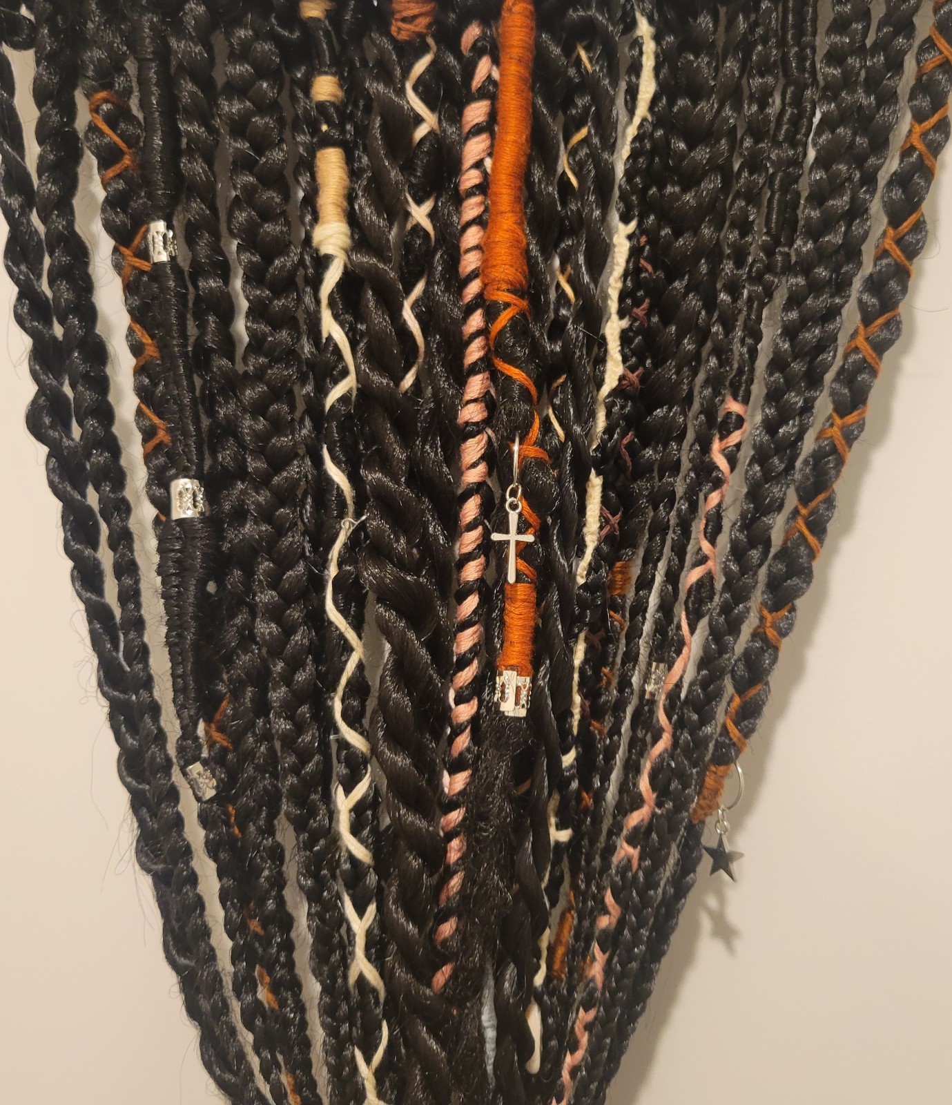 Synthetic Dread Extensions( Set) Handmade /Single ended Boho Locs & braids hair
