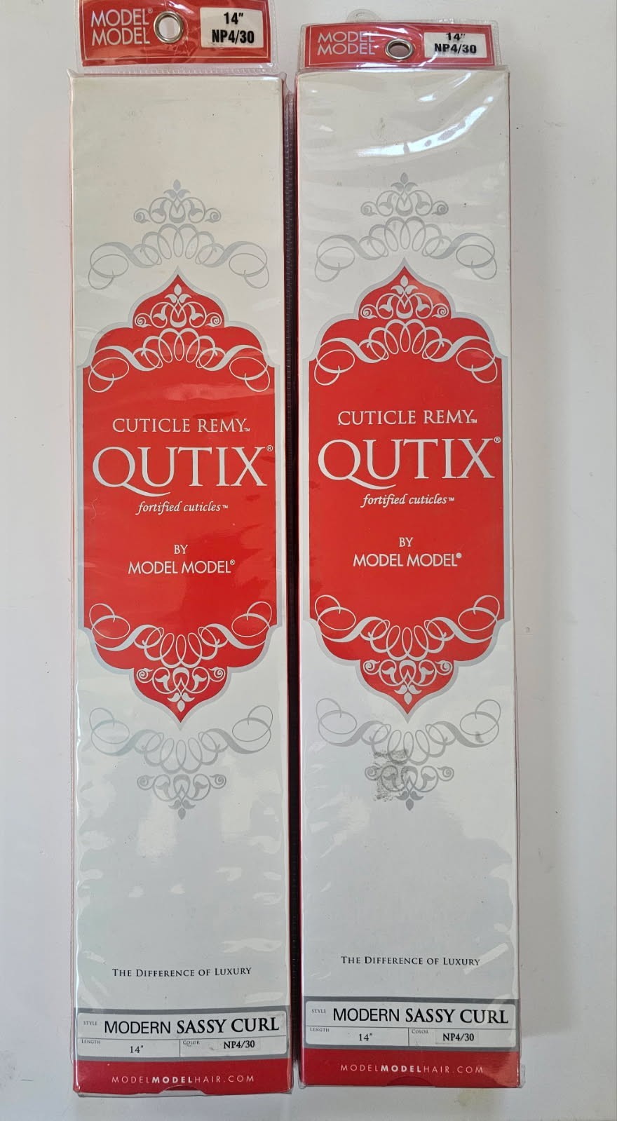 REMY QUTIX MODEL MODEL SEW IN WEAVE Modern Sassy CURL COLOR NP4/30 14inch 2pack