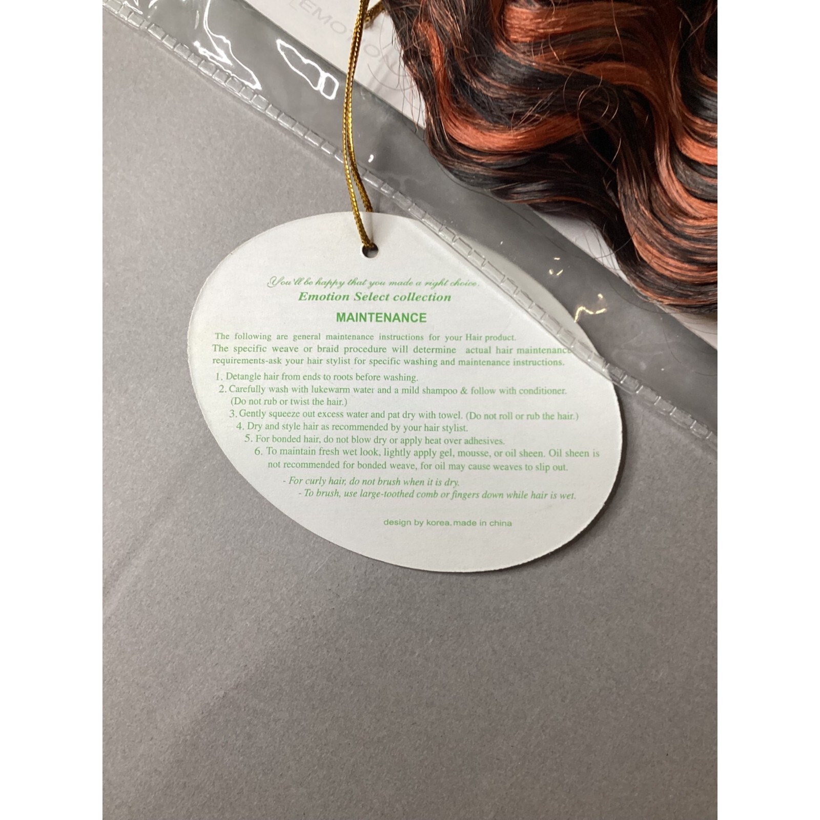 14″ Deep Wave Color #P1B350 Off Black with Highlights Blended Hair Extensions Tr