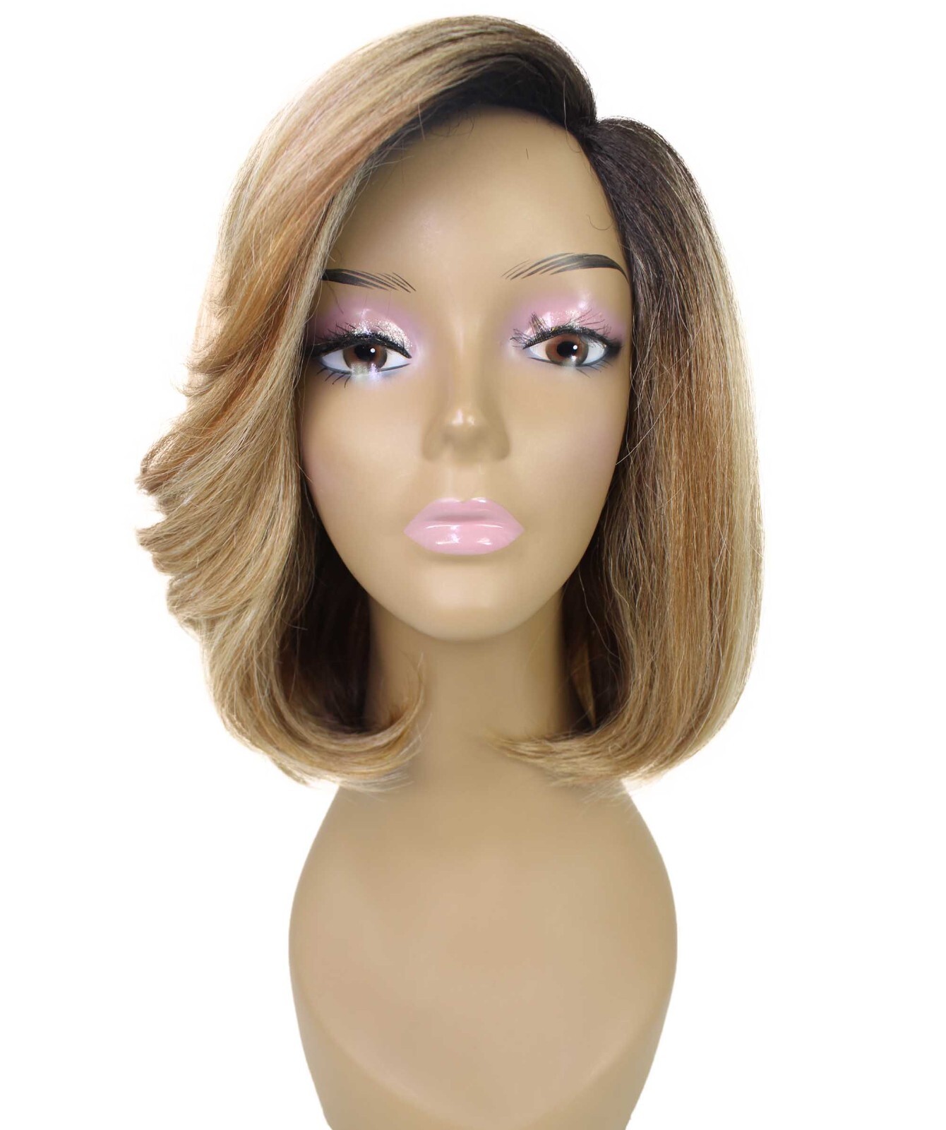 LUXLUXE Kennedy Straight Layer 12″ Full Wig Ful Cap Heat Resistant Fiber BF-0009
