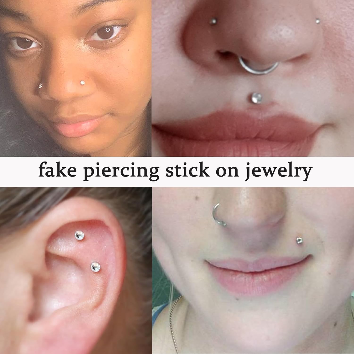 172 Self-Adhesive Rhinestones for Face & Hair – Perfect for Prom Glam