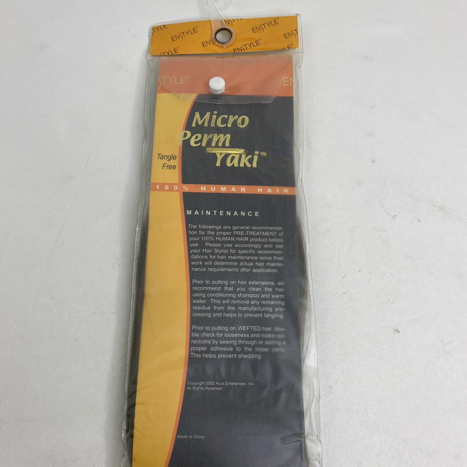 Hair Extensions 100% Human Hair Lot of 2 Enstyle Color 4, Bravo Brazilian 10″-1B