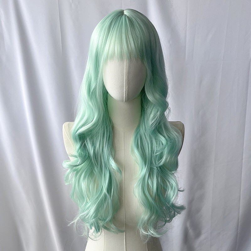 Women Curly Wigs Long Full Hair Girl Universal Cosplay Costume Anime Wave Wig AU