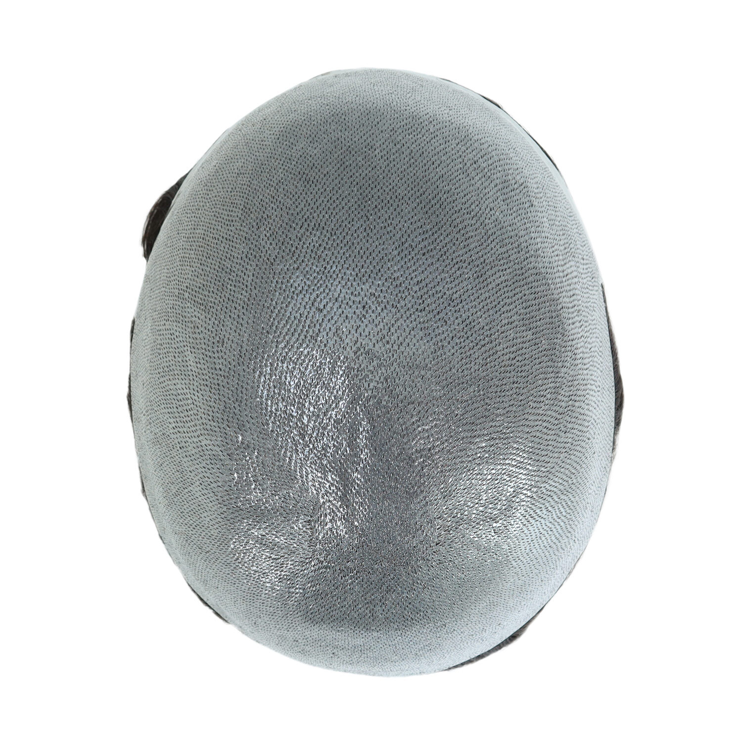 Durable Toupee Mens Human Hair Thin Skin Hairpieces System Replecement Wig Black