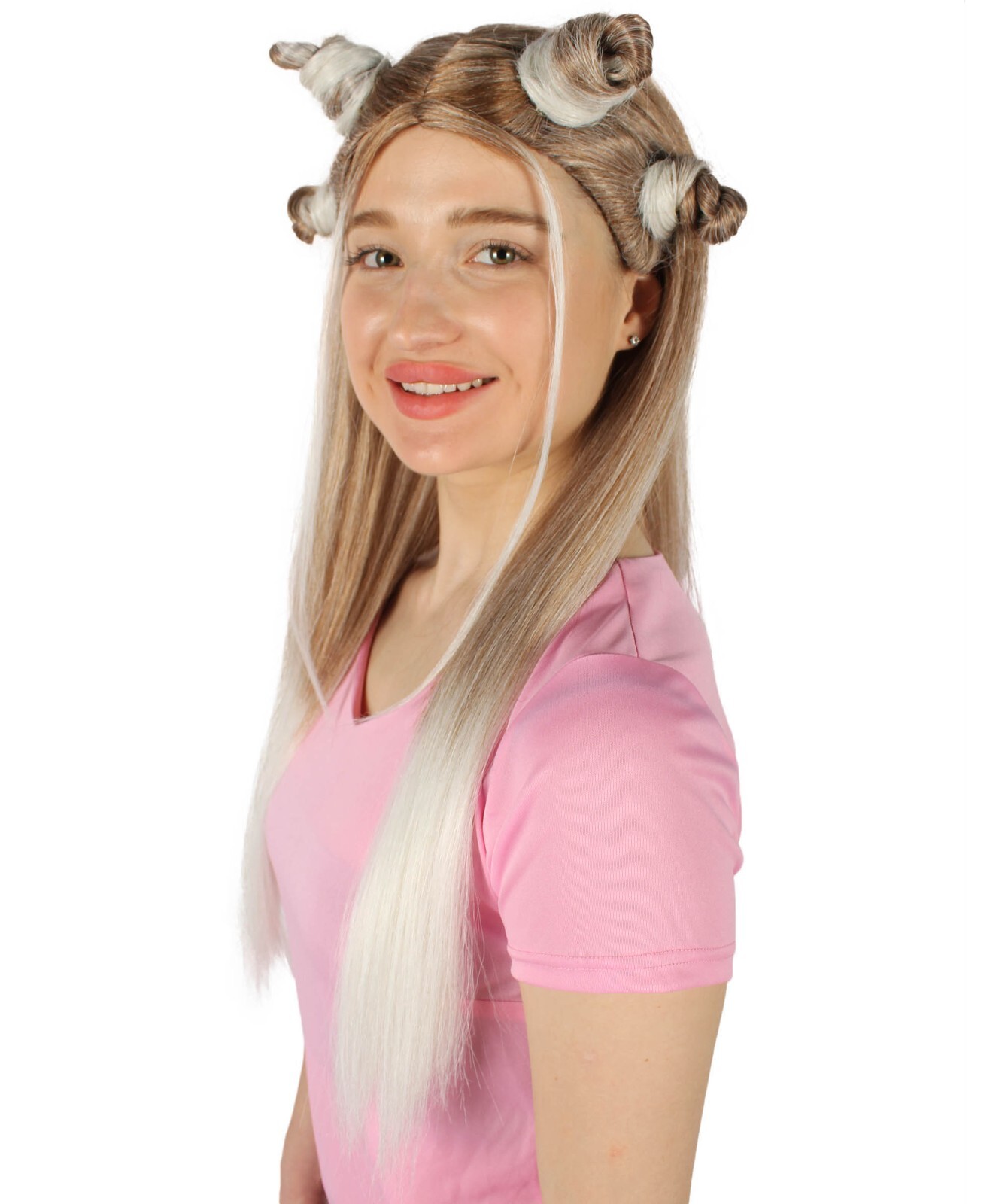 Adult Women’s Celebrity Ombre Blonde Wig I Flame-retardant Synthetic Fiber