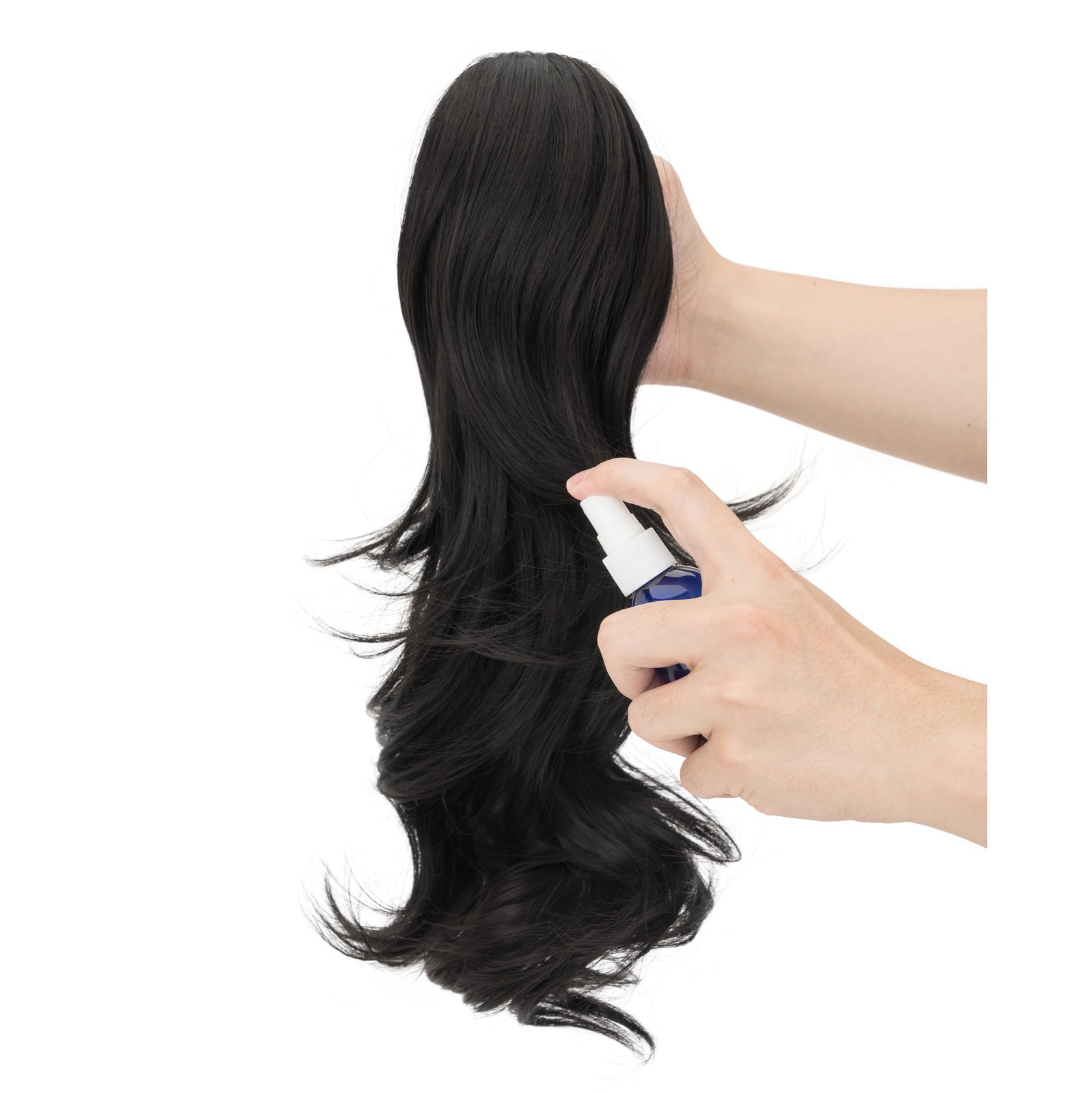 Long Jaw Claw Clip In Ponytail Curly Wavy Hair Extensions Natural As Human Hair