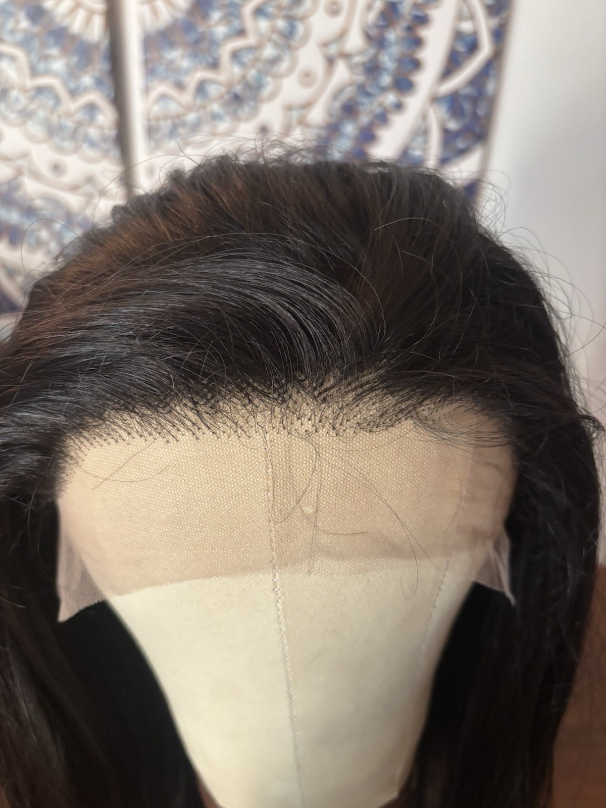 Lace Front Free Part Beautiful Dark Brunette Heat Safe 26-28in Wig